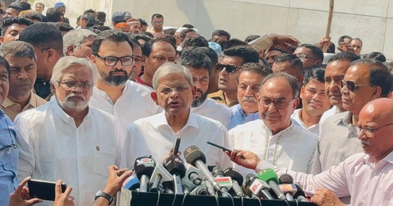 নির্বাচনী রোডম্যাপ না দিলে দেশের সংকট কাটবে না: ফখরুল